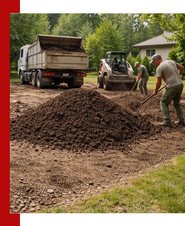 Доставка и укладка грунта для газона в Симферополе