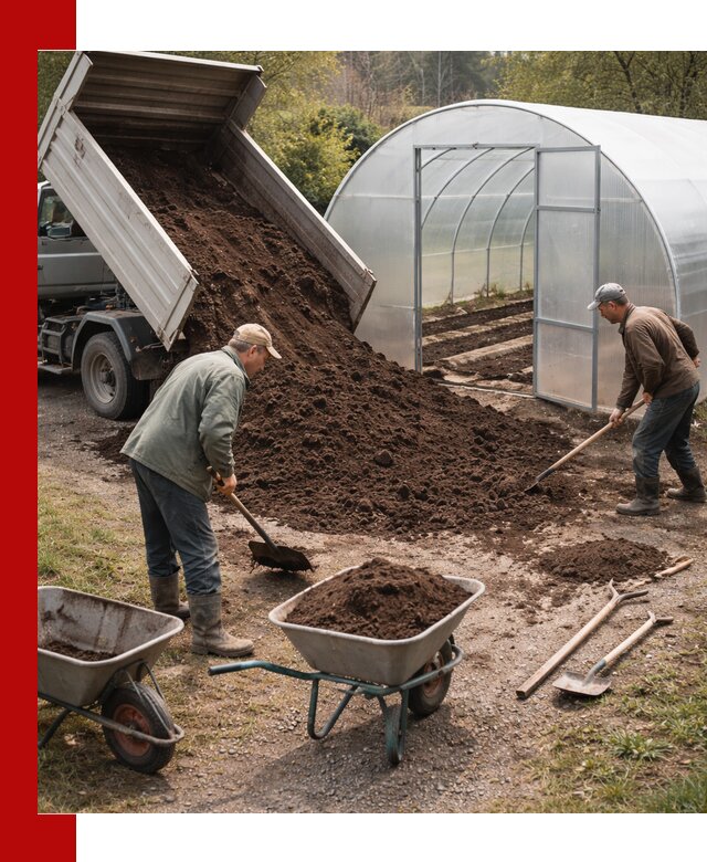 Грунт для теплицы с доставкой в Симферополе — плодородный субстрат под растения