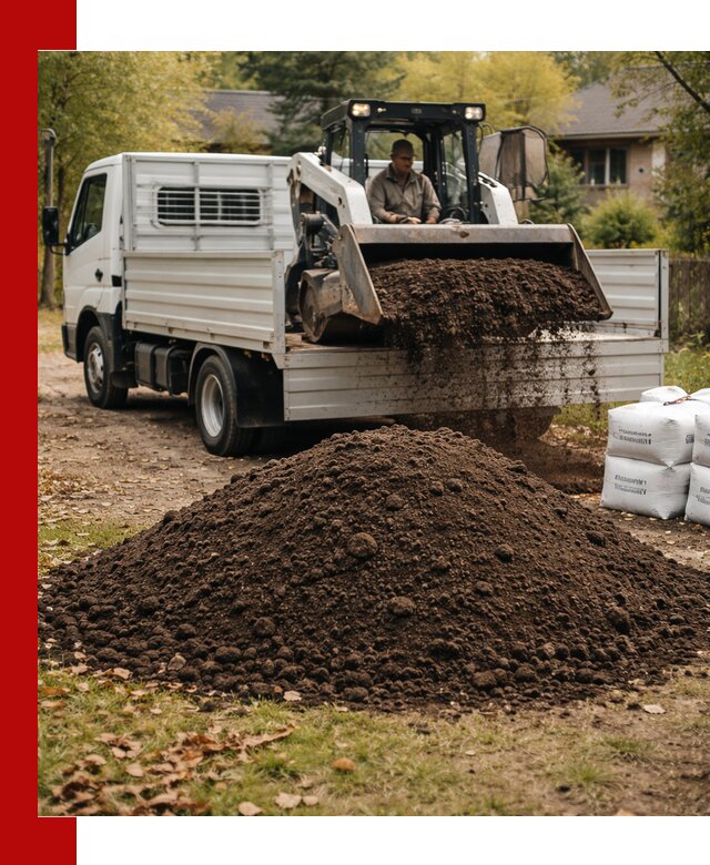 Доставка садовой земли в больших объёмах в Симферополе