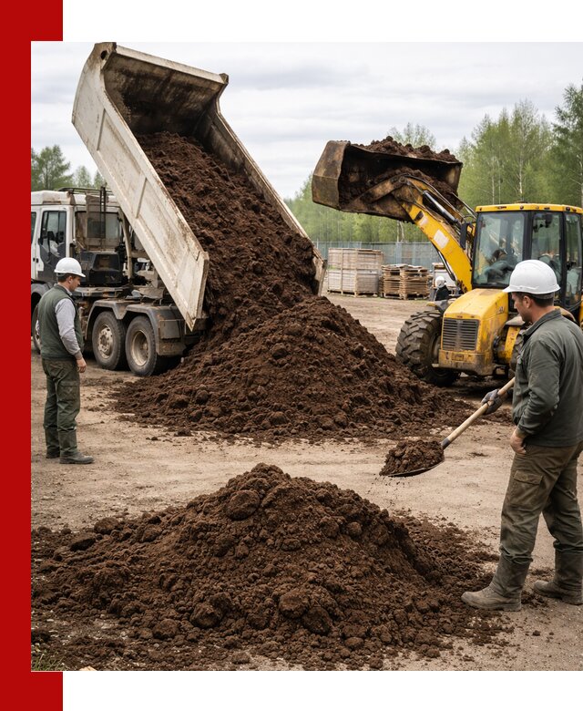 Доставка торфа оптом и в мешках в Симферополе