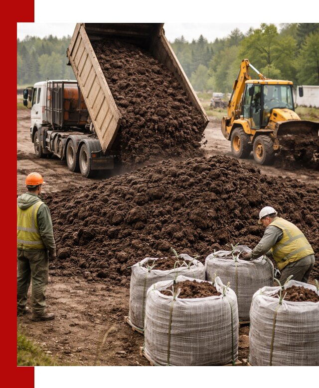 Доставка нейтрального торфа в Симферополе оптом и в розницу