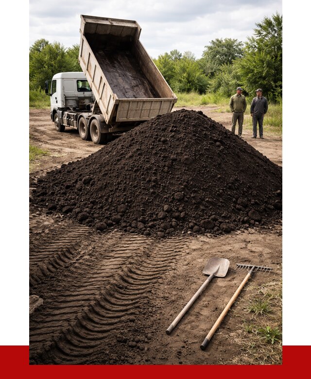 Купить чернозем навалом в Симферополе от 1246 р. за куб | ПРОНЕРУДСим