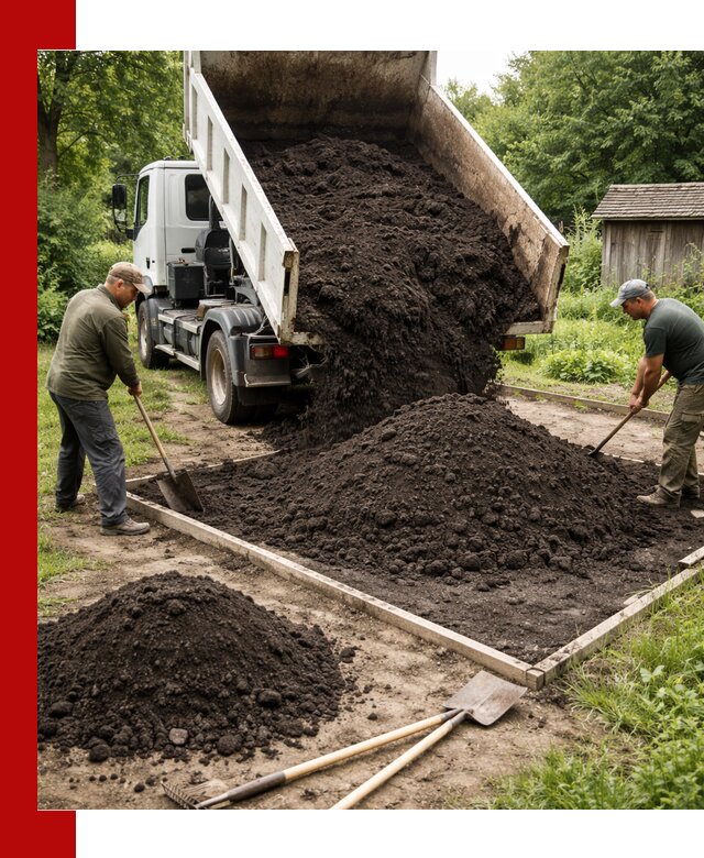 Купить чистый чернозем для огорода с доставкой в Симферополе