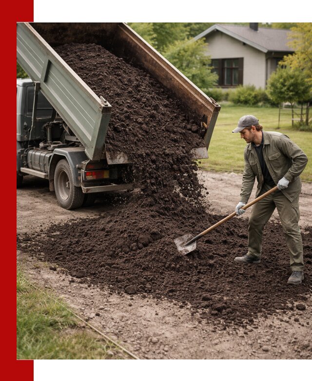 Чернозем для газона с доставкой в Симферополе быстро и качественно