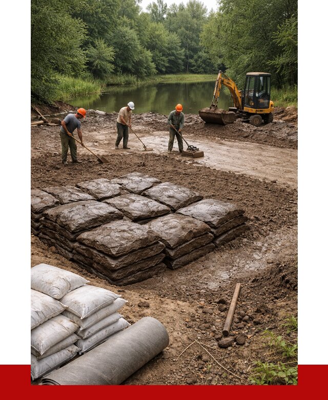 Купить глину для пруда в Симферополе от 4674 р. с доставкой | ПРОНЕРУДСим