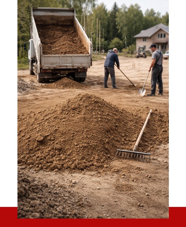 Суглинок для планировки в Симферополе с доставкой от 4363 р. | ПРОНЕРУДСим