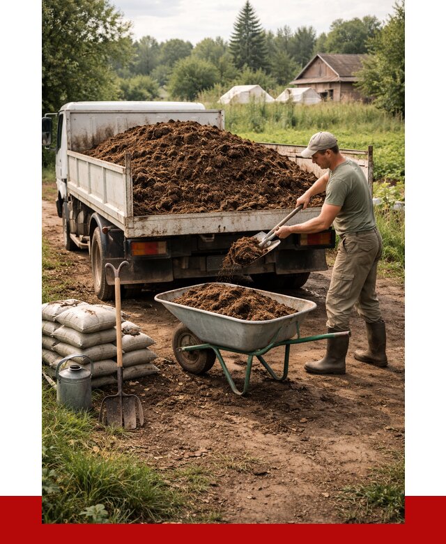 Купить коровий навоз с доставкой в Симферополе от 1870 р. | ПРОНЕРУДСим