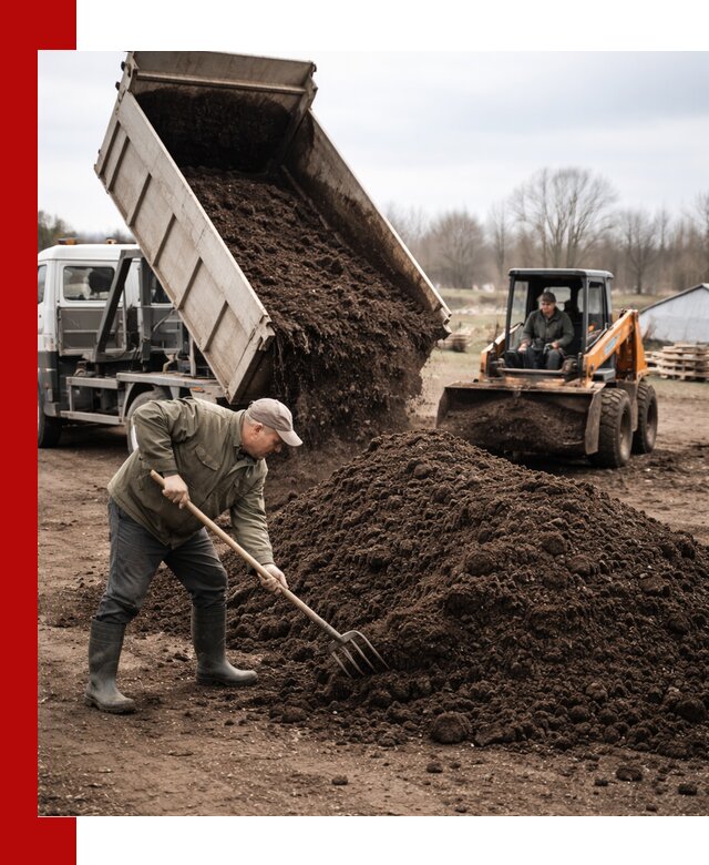 Доставка и продажа перегноя в Симферополе быстро и дешево