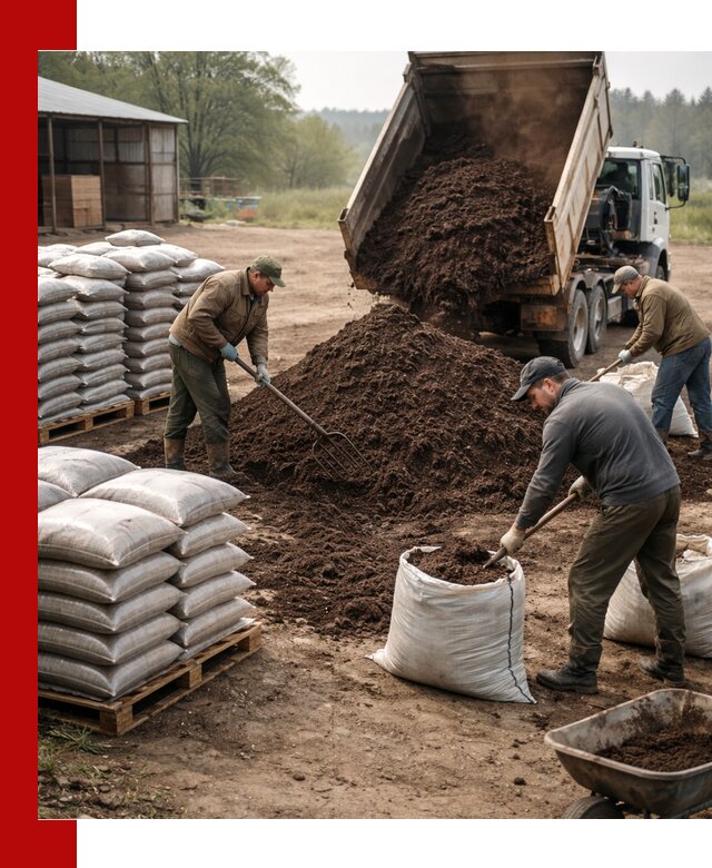 Доставка компоста оптом и в розницу в Симферополе