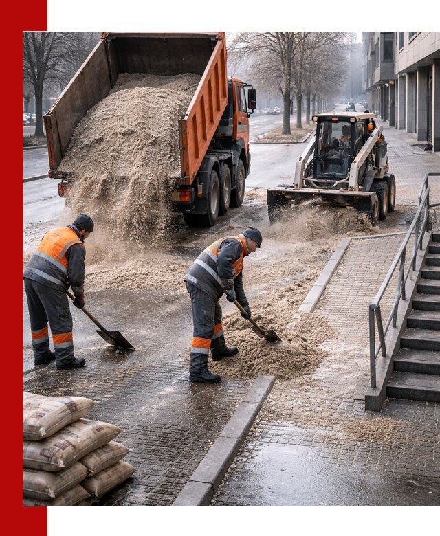 Поставка противогололедных материалов в Симферополе