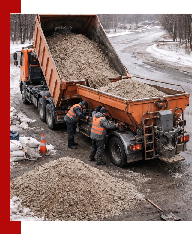 Поставка и вывоз пескосоля в Симферополе оптом и в розницу