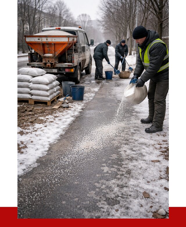 Реагент против гололеда в Симферополе с доставкой от 4674 р. | ПРОНЕРУДСим