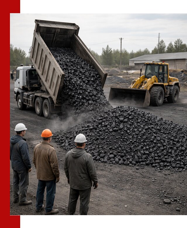 Доставка угля антрацита в Симферополе с самосвалами и погрузкой