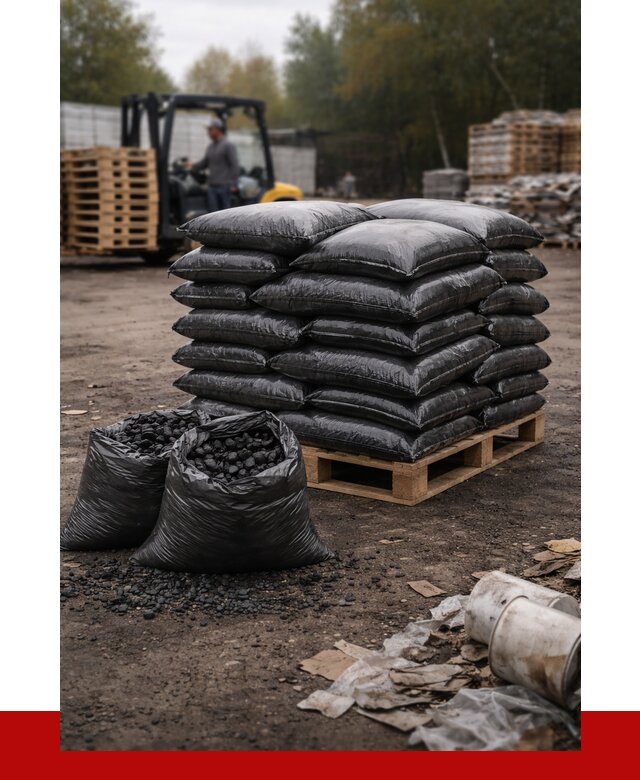 Купить уголь в мешках с доставкой в Симферополе от 7790 р. | ПРОНЕРУДСим