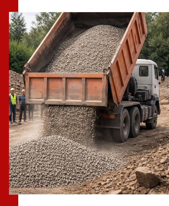 Доставка сыпучих материалов самосвалом в Симферополе быстро и надежно