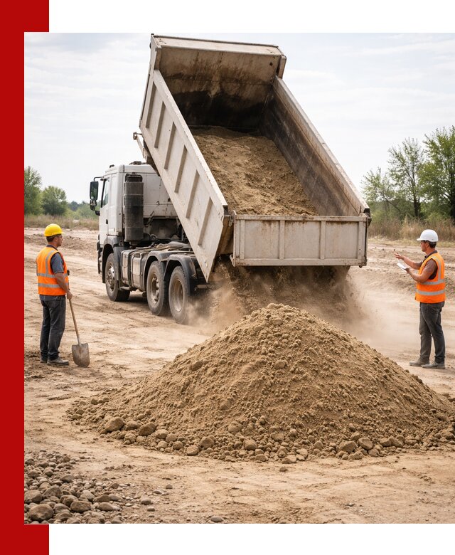 Доставка самосвалом 15 кубов в Симферополе за город и по городу