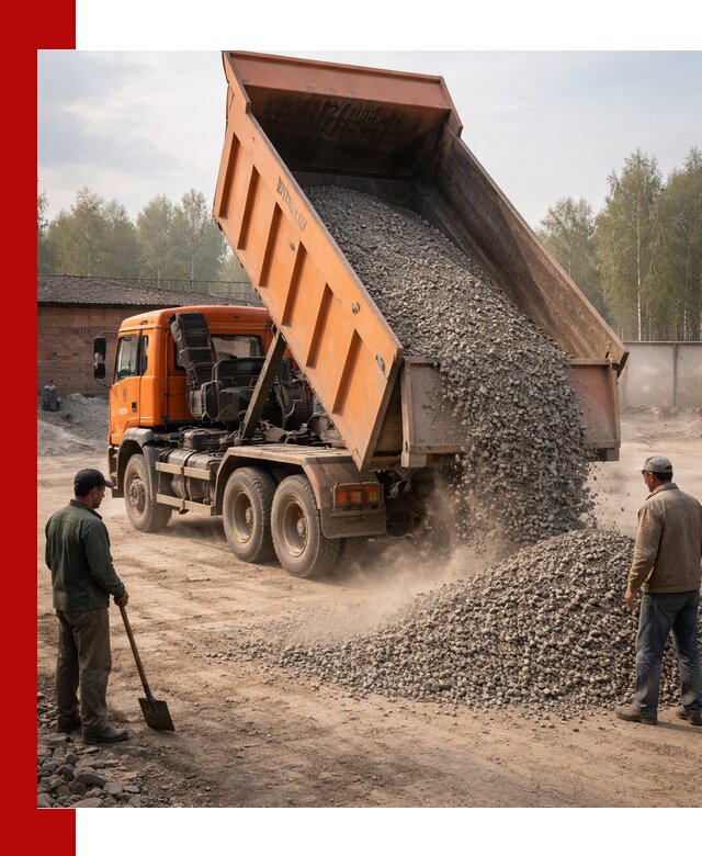 Доставка самосвалом 20 м3 в Симферополе быстро и надежно