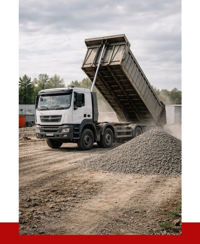 Доставка самосвалом 40 кубов в Симферополе от 9348 р. | ПРОНЕРУДСим