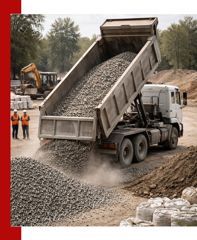 Аренда самосвала в Симферополе для доставки сыпучих и нерудных материалов