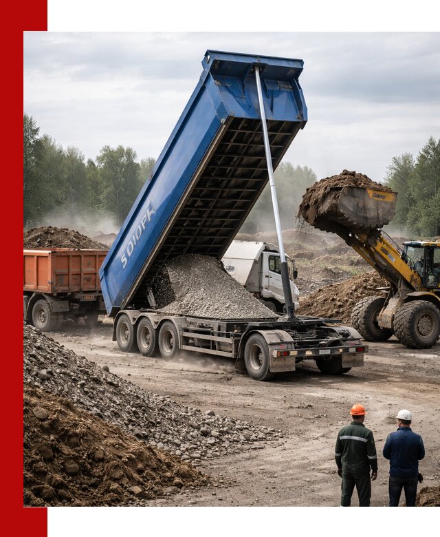 Аренда тонар 40 тонн в Симферополе с доставкой материалов