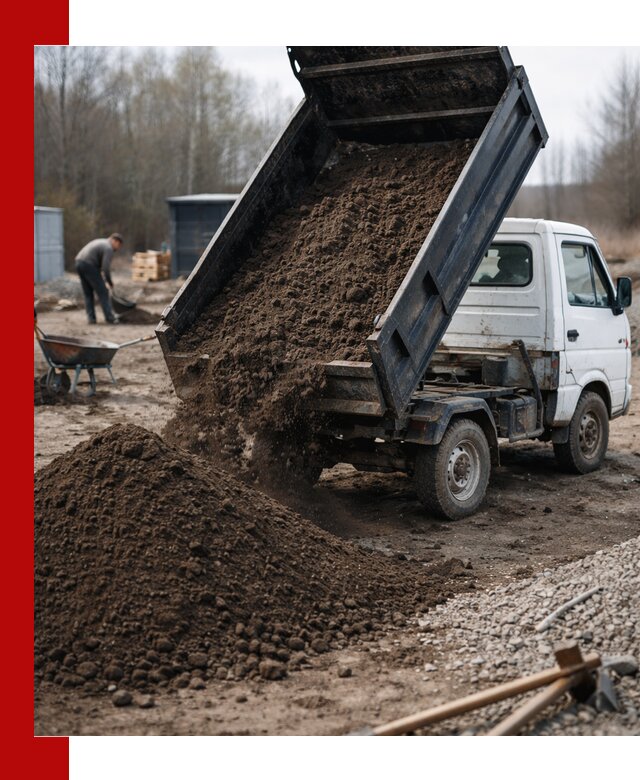 Аренда минисамосвала в Симферополе для доставки сыпучих материалов