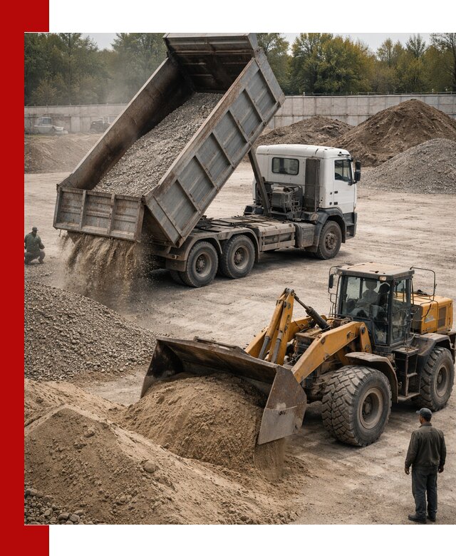 Перевозка сыпучих грузов самосвалами и бортовыми в Симферополе