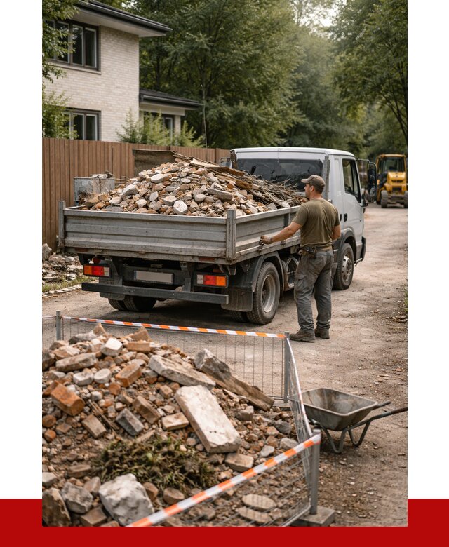 Вывоз строительного мусора с погрузкой в Симферополе от 7790 р | ПРОНЕРУДСим