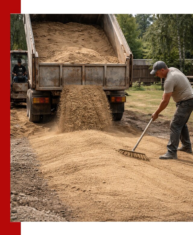 Отсыпка участка песком в Симферополе быстро и качественно