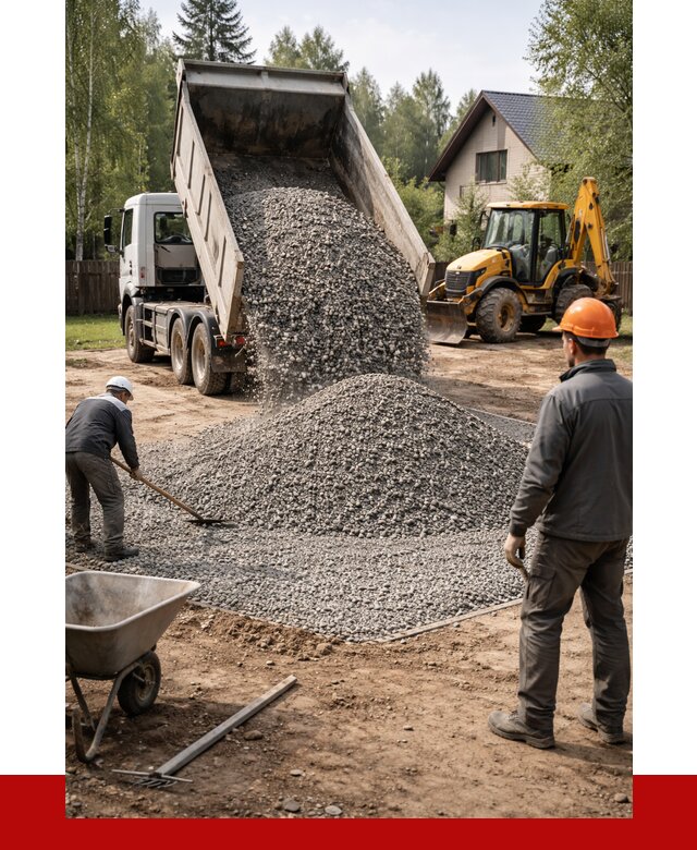 Отсыпка участка щебнем в Симферополе от 6752 р. ПРОНЕРУДСим