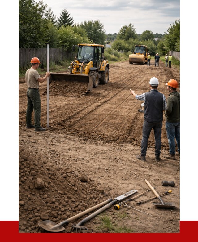 Планировка участка грунтом в Симферополе от 4674 р ПРОНЕРУДСим